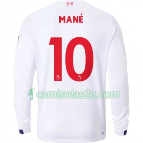 Camisolas de Futebol Liverpool Sadio Mane 10 Equipamento Alternativa 2019/20 Manga Comprida